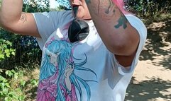 blowtopop big black balloon on nature