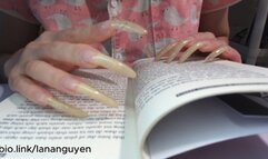 Reading book with me