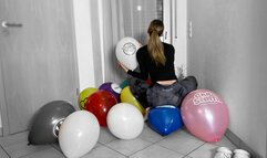 rare balloon bursting