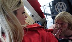 Sissy Hubby in Chastity Trained to Suck Cock by Nikki Whiplash WL1759