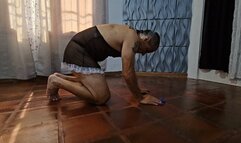 AFQ No words face slapping punishment trio by Diana Milah and Katherine