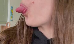 Showing off my tongue