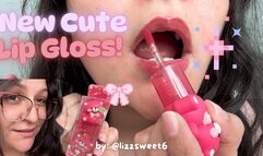 My Small Lips Trying My New Lip Gloss