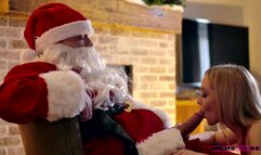 Stepmom thought i'm daddy and ride my cock while i wearing santa suit