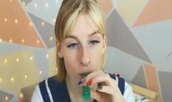 Blonde Babe Perfect Climax Performance