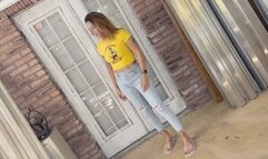 Mya Pleasure locked out & pees her pants! HIDEF