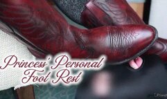 Princess' Personal Foot Rest