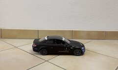 car crushing with cute feet