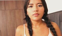 Mishell le ense a a follar a este joven chico virgen