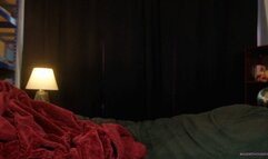 Audrey bursts into a wet and messy sneezing fit while trying to watch a movie