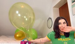 Taking Balloons to their Limit on Saint Patrick's Day - Popping Balloons and Having Fun - by KyraJune