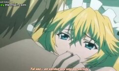 Sexy horny maid gets cumshot