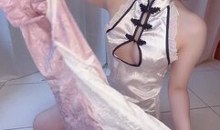 やっほ〜チャイナ服買ったよ〜