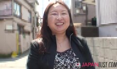 Japan Lust Gold - Big tits Japanese's granny takes POV