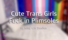 Cute Trans Girls Fuck in Plimsoles