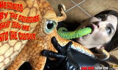 HENTAIED BY THE CREATURE THAT TOOK ME INTO THE CLOSET - sexy burglar is mesmerized and dragged into the darkness to have and epic fuck with a creature (4K)