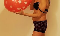 Red Love Balloons Exploded – Nails & Blow to Pop