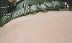 Me with my fave Gothic look smoking at balcony