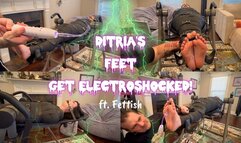 Ditria's Feet Get Electroshocked! ft Fettish 720p | Derek mummifies Ditria and uses his violet wand on her bare feet before going after her with tickle tools next!