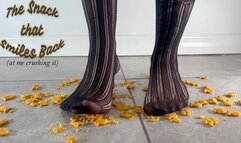 The Snack that Smiles Back (at me crushing it) ASMR 4k | Ditria Rose puts her feet to work in order to crush up some goldfish crackers to dust!