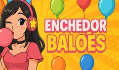 O MENOR BALAO DO MUNDO ESTOURANDO COM BOMBINHA DE AR