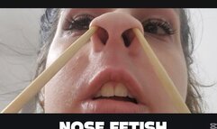 Chopsticks Deep in My Nose – Fetish Noseplay