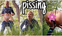 Pantless Forest Pee | Outdoor Golden Relief ????