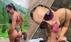 Sex Blog - Tourist Couple Walking in Nature and Having Sex