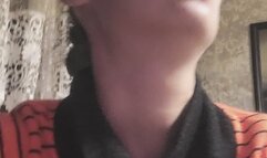 Anna Sparkle cough hard and smoke