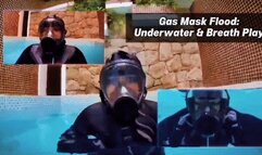 Gas Mask Flood: Underwater Fetish & Breath Play Sensory Rush