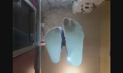 Sock POV trample and Spit