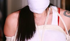 Gorgeous Cassandra is a FURIOUS, Super Frustrated, Tightly Bound, Gagged, Hopping MAD Babysitter! RE ENCODE 2025