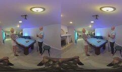 VR 180 Foursome Fun on a Pool Table