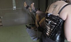 bondage dildo fucking cumshot