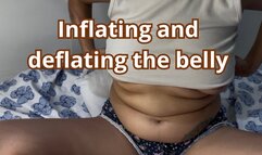 Inflating and deflating the belly