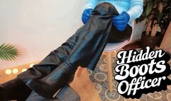 Hiden boots officer