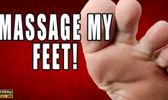 KingMarti:Relaxing Foot Massage: Man Demands Intense Care for Aching Feet