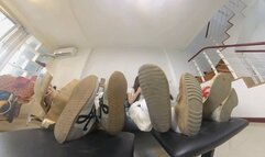 6K 4 Giant's Dirty soles and smelly feet display 360VR