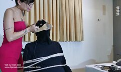 I WILL TIE MY SNEAKERS AND SHOES OVER HIS NOSE AND MOUTH FOR YOU SNIFF THEM