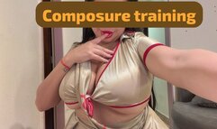 Composure training striptease