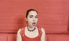 Burping in Red with Peko Lux - MP4 (HD 1080p)