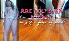 Are you a man or a grain of dust? wmv