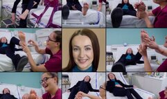 Arwen Sprain Tickle Treatment at the Foot Clinic (in HD 1920X1080)