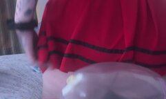 12” non-pop balloon bouncing masturbating fun!