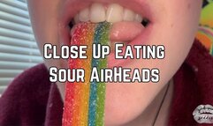 Phoenix Bates Eats Airhead Extremes Close Up 1080p - Mukbang - Chewing - Mouth Sounds - Tongue - Eating Food