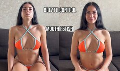 Breath Holding & Puffy Cheeks Struggle - Intense Control & Moaning Release