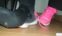 Mila1_Fox hot sweaty socks and feet outside