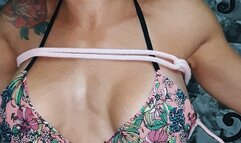 Helpless & Gagged: Tied Tight Against the Fence