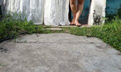 I crush and trample with my bare feet (2)