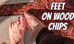 Feet On Wood Chips